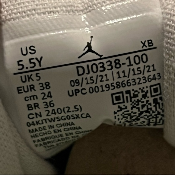 NWB Air Jordan 1 Mid GS Pastel Vivid Green Grind Sneakers - Picture 7 of 9